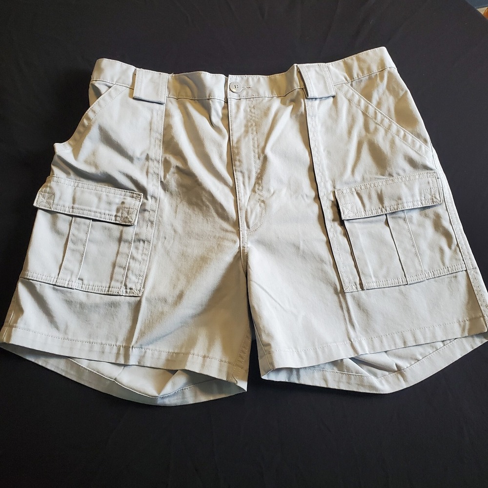 Weekender‎ Cargo Hiking Shorts Men's 42x5 Ceige Comfort Stretch Waist Outdoor